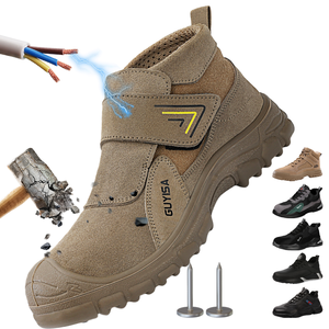 Chaussures de travail bon marché à bout en acier Vente en gros Bottes de sécurité faciles à nettoyer résistantes à l'huile Chaussures de sécurité certifiées CE - Product Image 1