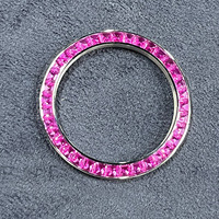 Boîtier de montre haut de gamme personnalisé en moissanite et diamants ronds pour la réparation de montres-bracelets