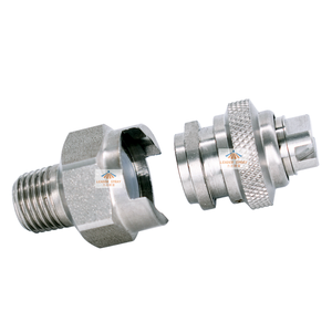 取り外し可能なフラットスプレージェットQJS 1/4 QSVV/QSU/QVV/QU/QLU SSクイックリリース組み合わせマイクロフラットファンノズル - Product Image 3