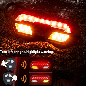 Taikoo Sạc LED Xe Đạp ánh sáng thiết lập cho đêm cưỡi LED Xe Đạp ánh sáng phía sau cho an toàn và khả năng hiển thị - Product Image 2