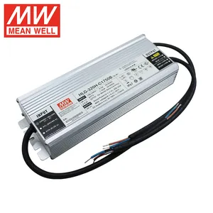 Meanwell HLG-320H-C1750B 320W 1750mA防水0-10V可调光发光二极管驱动器，用于发光二极管照明