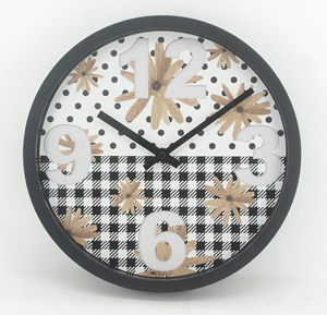 Sunflower Pattern <b>Wall</b> <b>Clock</b> Plastic Home Decoration Battery Operated Quartz Round <b>Clock</b> Modern for Home Decor Gift - Product Image 2