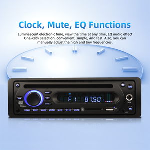 Autoradio OEM 1 DIN DC12-24V pour Bus, Lecteur DVD, FM, Format Vidéo 1080P, Audio Voiture Avant/Arrière, Micro, SD, USB, CD, Système Stéréo Automobile - Product Image 1