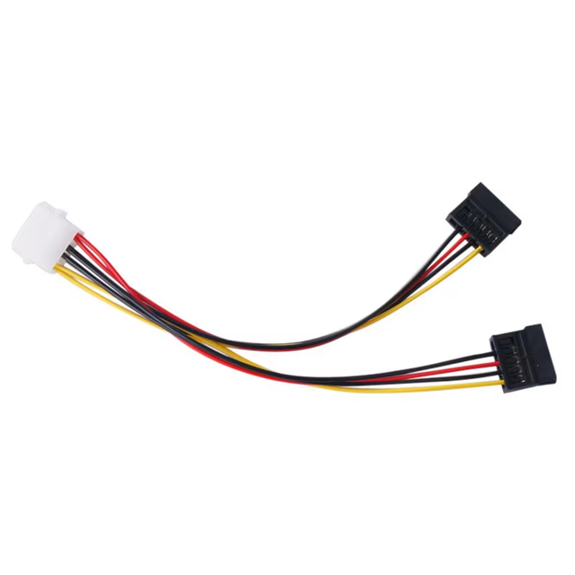 4PIN to SATA 15PIN Power Cable 4PIN to SATA Hard Disk Connecting Cable