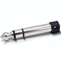 Prises audio moulées par injection de 6.35mm Câbles d'alimentation et connecteurs audio stéréo Connecteur de haut-parleur mâle Connecteur mâle