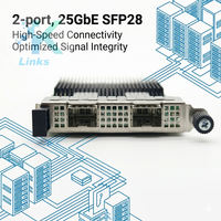 E810-XXVDA2 untuk OCP 3.0 E810XXVDA2OCP3G untuk Intel Ethernet Adapter 2-port 25GbE SFP28 PCIe 4.0x8 Kartu Antarmuka Jaringan