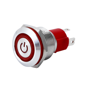 ファクトリーダイレクト19mm22mm110ボルトIp65Dpdt照明付き電気防水瞬間プッシュボタンオンオフスイッチ - Product Image 5