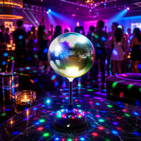 Lumière de scène LED d'intérieur pour discothèque, colorée, rotative à 360°, éclairage d'ambiance pour bars et soirées dansantes