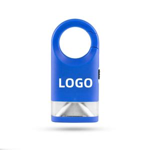 مصباح يدوي ليد متنقل 3 لمبة مصباح يدوي ليد مع مشبك حلقة تسلق مصباح يدوي شعاع مركز ضوء أو فانوس - Product Image 2