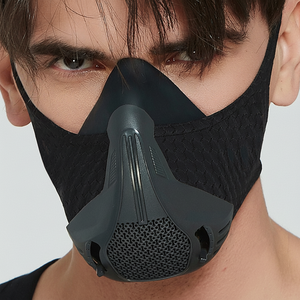 Máscara de Entrenamiento de Alta Altitud para Gimnasio con 25 Niveles de Resistencia Ajustable y Logotipo Personalizado para Entrenamiento de Resistencia Cardiovascular - Product Image 1