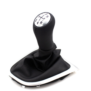 Couvercle de botte de manette de vitesse de levier de vitesse en cuir à 5 vitesses pour Renault Clio <span class=keywords><strong>2</strong></span> II Megame <span class=keywords><strong>2</strong></span> II <span class=keywords><strong>Kangoo</strong></span> nouveaux accessoires intérieurs de voiture - Product Image 5