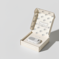 Boîte personnalisée haut de gamme en carton ondulé écologique, matériaux recyclés, revêtement UV, auto-érection, fond à verrouillage automatique, pour aliments et cadeaux