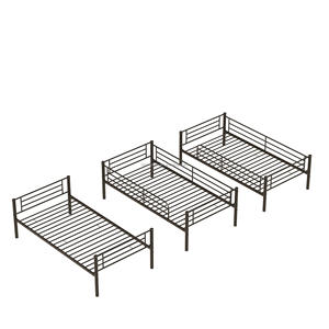 Лучшие продажи и Модные металлические трехъярусные каркасы кровати, которые можно разделить на 3 односпальные кровати для детей - Product Image 4