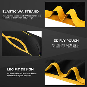 Biancheria intima uomo Boxer slip cotone Spandex disegni personalizzati Logo <span class=keywords><strong>5</strong></span> pollici Inseam uomo biancheria intima taglie forti per gli uomini - Product Image 4