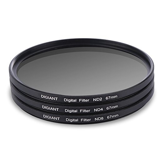 52mm Neutral Density Filter Kit (ND2 ND4 ND8) for DSLR Camera Lenses