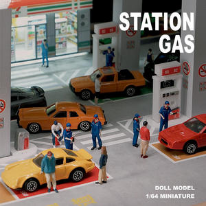 Modellino in Resina 1:64 di Operatore di Stazione di Servizio, Figurina Artigianale per Micro-Scenari, Decorazione Personaggio, Vendita all'Ingrosso - Product Image 5