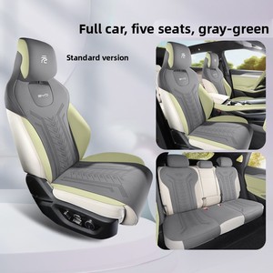 Pour 2024 BYD Yuan up Kits intérieurs 5 places housses de siège de voiture personnalisées ensemble complet en cuir Style sport - Product Image 5