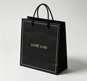 Bolsa de Compras de Papel Mate de Lujo, con Logotipo Personalizado, Asa de Cinta con Lámina Dorada, Bolsa de Regalo, Bolsa de Empaque de Alta Gama para Perfumes y Joyería - Product Image 2