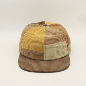 Gorra Snapback con logotipo bordado personalizado de alta calidad, gorra Snapback de moda con hebilla ajustable de pana no estructurada - Product Image 3