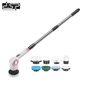 Cepillo de limpieza multifuncional DSP Electric Spin Scrubber KD2504 11 en 1 para uso doméstico en la cocina - Product Image 2