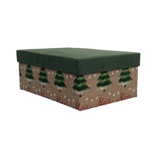 BOÎTE MERRY CHRISTMAS 43X34X20CM - Product Image 1