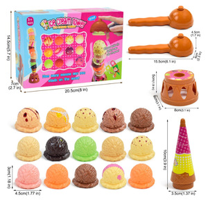 Juguete de Apilamiento de Helados, Juego de Mesa Interactivo para Padres e Hijos, Coordinación Mano-Ojo, Juguete Educativo Temprano - Product Image 3
