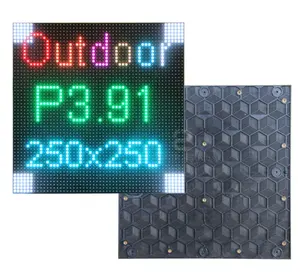 屋外P 3.91mmLEDビデオウォール広告ディスプレイ250 * 250mmモジュール3D効果空港デジタルポスタービルボードODM供給