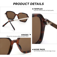 Nouvelles Lunettes de Soleil Rétro de Luxe 2026 pour Hommes et Femmes, Protection UV, Logo Personnalisé, Vente en Gros, Lunettes de Soleil Écologiques Premium
