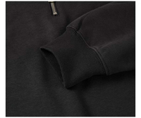 Sweatshirt kasual pria, musim gugur Pullover ritsleting trendi setengah akses ritsleting kerah vertikal lapisan berat modis