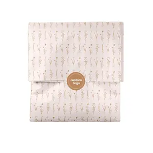 Bedrukt Logo Gift Tissue Papier Kleding Wikkelen Tissue Papieren Verpakkingen Custom Logo Papier