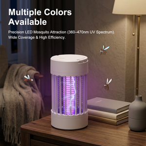Nuovo 2025 LED USB ricaricabile Bug Zapper elettrico Led luce zanzara Killer lampada con luce UV per uso <span class=keywords><strong>interno</strong></span> esterno - Product Image 6