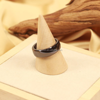 Bague Intelligente NFC en Céramique Blanc Brillant avec Puce NTAG216 Intégrée, Anti-Rayures, pour Paiement Intelligent, 5/6/7mm, Gravure Gratuite, En Stock, Vente en Gros