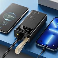 M-Queen Power Bank Portable Personnalisé 30000mAh Haute Capacité avec Affichage LED, Charge Rapide et Design Ultra Fin