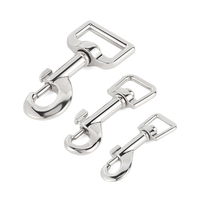 Mousqueton pivotant de 20mm en alliage de zinc de haute qualité déclencheur fort de sécurité pour collier de chien