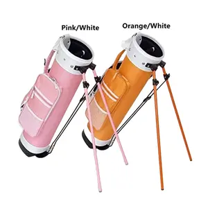 Wholesale custom junior lightweight waterproof golf stand bag sunday golf gun bag kids golf bag