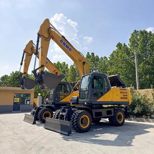 حفارات ذات عجلات 5 طن و 6 طن و 8 طن ، ماكينة حفر كبيرة ثقيلة 10 طن - Product Image 4