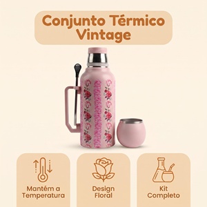 Taza de Yerba Mate de 1300 ml, Doble Pared, Acero Inoxidable, para Café, Té, Regalos Empresariales, Botella de Agua Portátil con Aislamiento Térmico - Product Image 1