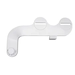 Luxe Bidet Koud Water Niet-Elektrische Toiletbril Bevestiging Met Dubbele Mondstuk Voor Vrouwelijke En Posterieure Wassen