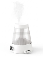 Humidificateur portable alimenté par USB, capacité de 1,0 à 2,5 L, matériau ABS, garantie de six mois, chambre à coucher, maison, bureau, lumière respirante