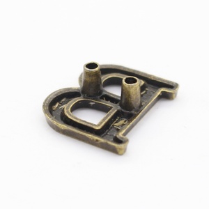 High Quality <b>Letter</b> <b>Metal</b> logo for Handbag - Product Image 3