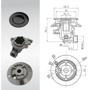 Peças sobressalentes de fogão a gás lpg, preço de fábrica, queimador de gás