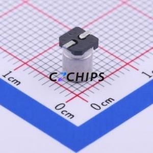 ตัวเก็บประจุอิเล็กโทรไลต์อะลูมิเนียมแบบ SMD รุ่น EEEHC1C100R ขนาด D4xL5.8 มม. 10uF 20% 16V 28mA-120Hz - Product Image 2