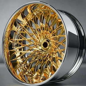 Cerchi in Lega di Alluminio Forgiati SW Premium Nuovi Deep Dish Twisted Vortex Spazzolati da 20, 22, 24, 26 Pollici di Lusso, Su Misura per Chevy Caprice - Product Image 1