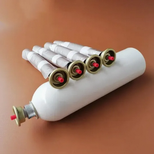 Bomboletta spray in alluminio vuota sulla <span class=keywords><strong>valvola</strong></span> per erogare liquidi gel creme e lozioni - Product Image 1