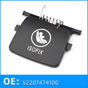 ฝาครอบ ISOFIX สำหรับฐานที่นั่งเด็กด้านหลัง BMW X3 X4 พลาสติกสีดำ แบบสี่เหลี่ยมขนาดใหญ่ - Product Image 2