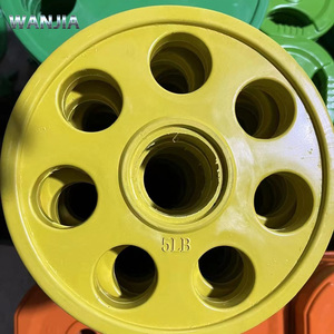 Komplettes Fitness-Studio-Equipment: Olympische Gummi-Bumper-Plates, 51 mm Durchmesser, schwarze Gummi-Gewichtsscheiben, passend für Langhantelstangen, komplette Lösung für freie Gewichte - Product Image 3