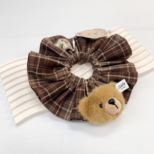 Accessoires pour cheveux en peluche, nouveau design tendance, style ours en peluche, accessoires pour cheveux féminins, logo personnalisable - Product Image 4