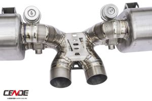 Kit de válvula de recorte de escape para coche, piezas de automóvil de rendimiento de 304 S, sin pantalla, Para 911 arrarrera <span class=keywords><strong>991</strong></span> <span class=keywords><strong>GT3</strong></span> 4,0 - Product Image 5