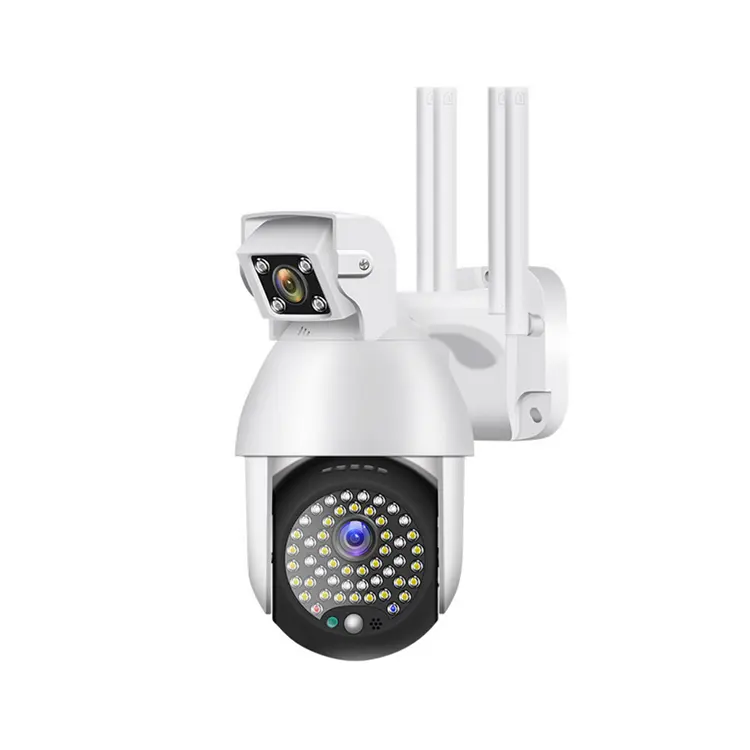 1080P 5X 디지털 줌 YCC365 플러스 가청 알람 듀얼 렌즈 보안 CCTV 네트워크 카메라 무선 야외 와이파이 IP PTZ 카메라