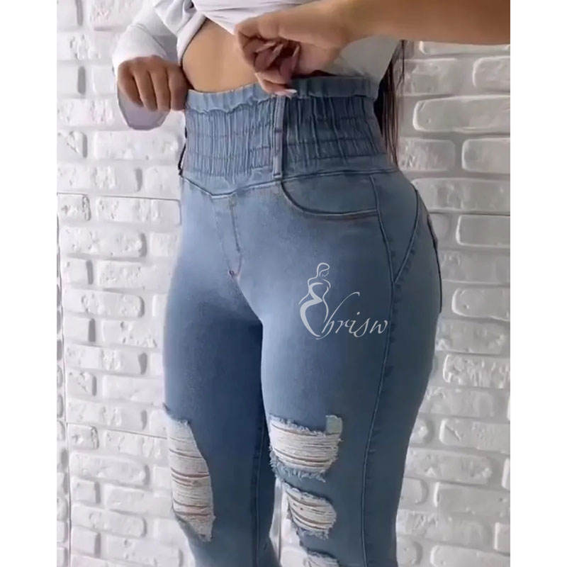 Rasgar Como Hacerle Agujeros A Un Pantalon Jean Rasgado Como